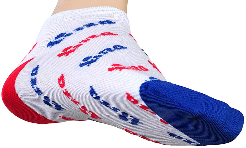 Socks Black-blue-red