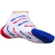 Socks Black-blue-red