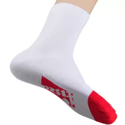 Socks Sport White-red