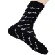 Socks Black-white t-logo
