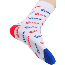 Socks White-blue-red  written