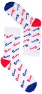 Socks White-blue-red  written