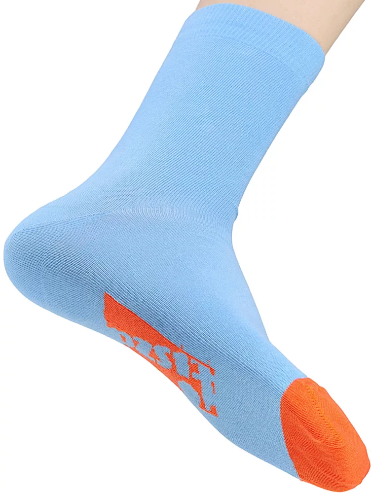 Socks Blue-orange