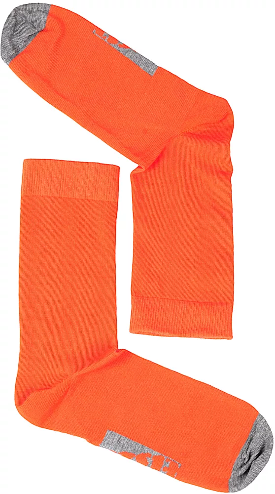 Socks Orange-grey