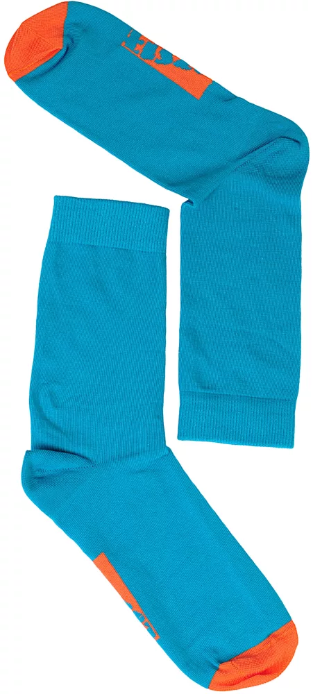 Socks Petrol-orange