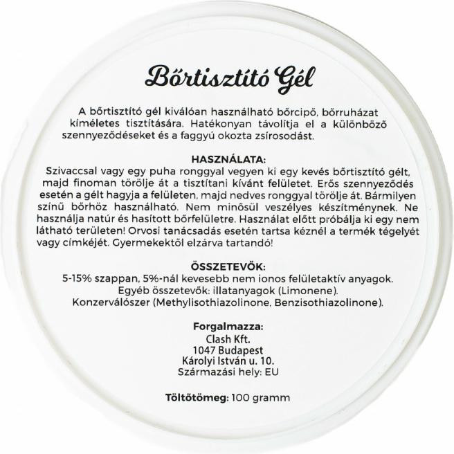 Shoe care - Cleaner gel 