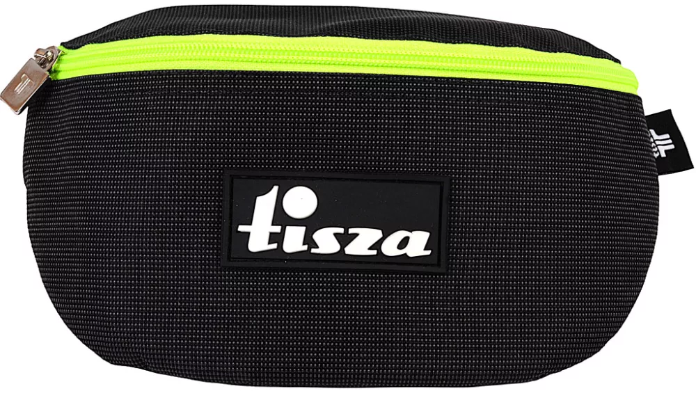 Waist bag Grey-lime written