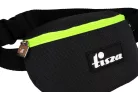 Waist bag Grey-lime written