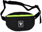 Waist bag Grey-lime 