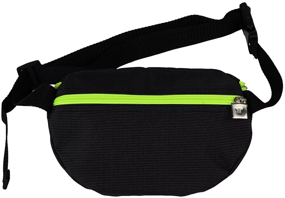 Waist bag Grey-lime 