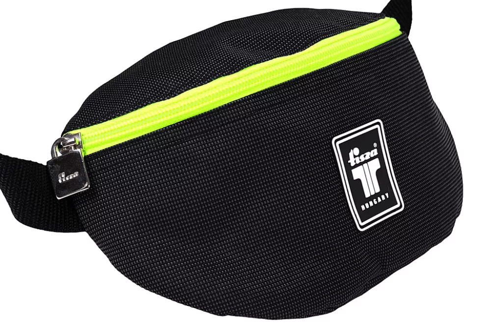 Waist bag Grey-lime 