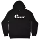 Pullovers Black printed hoodie