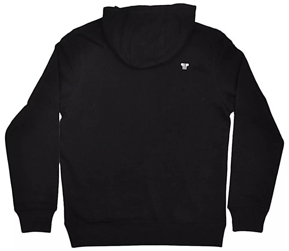 Pullovers Black printed hoodie
