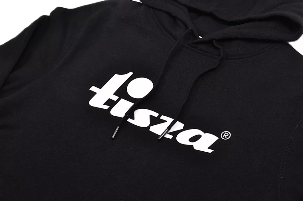 Pullovers Black printed hoodie