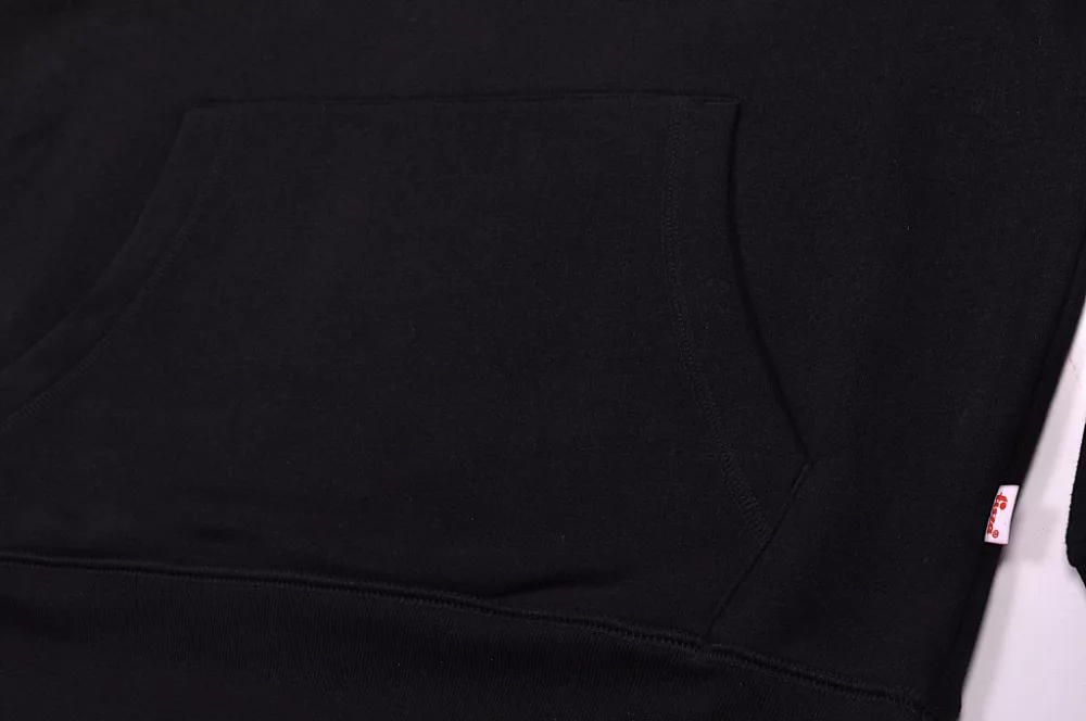 Pullovers Black printed hoodie