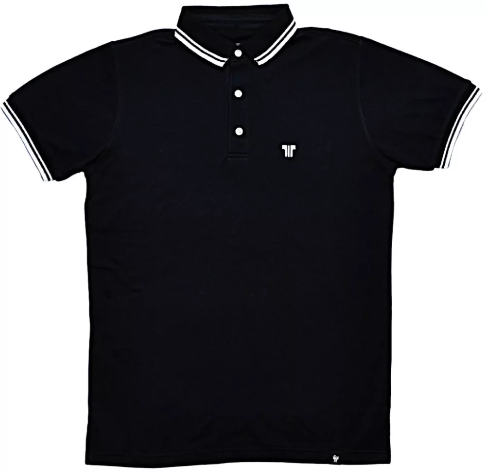 Tennis shirts Black-white - S