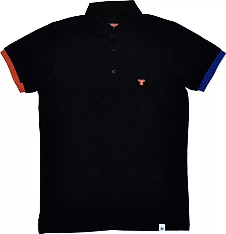 Tennis shirts Black-red-blue - S