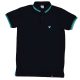 Tennis shirts Dark blue-mint - L