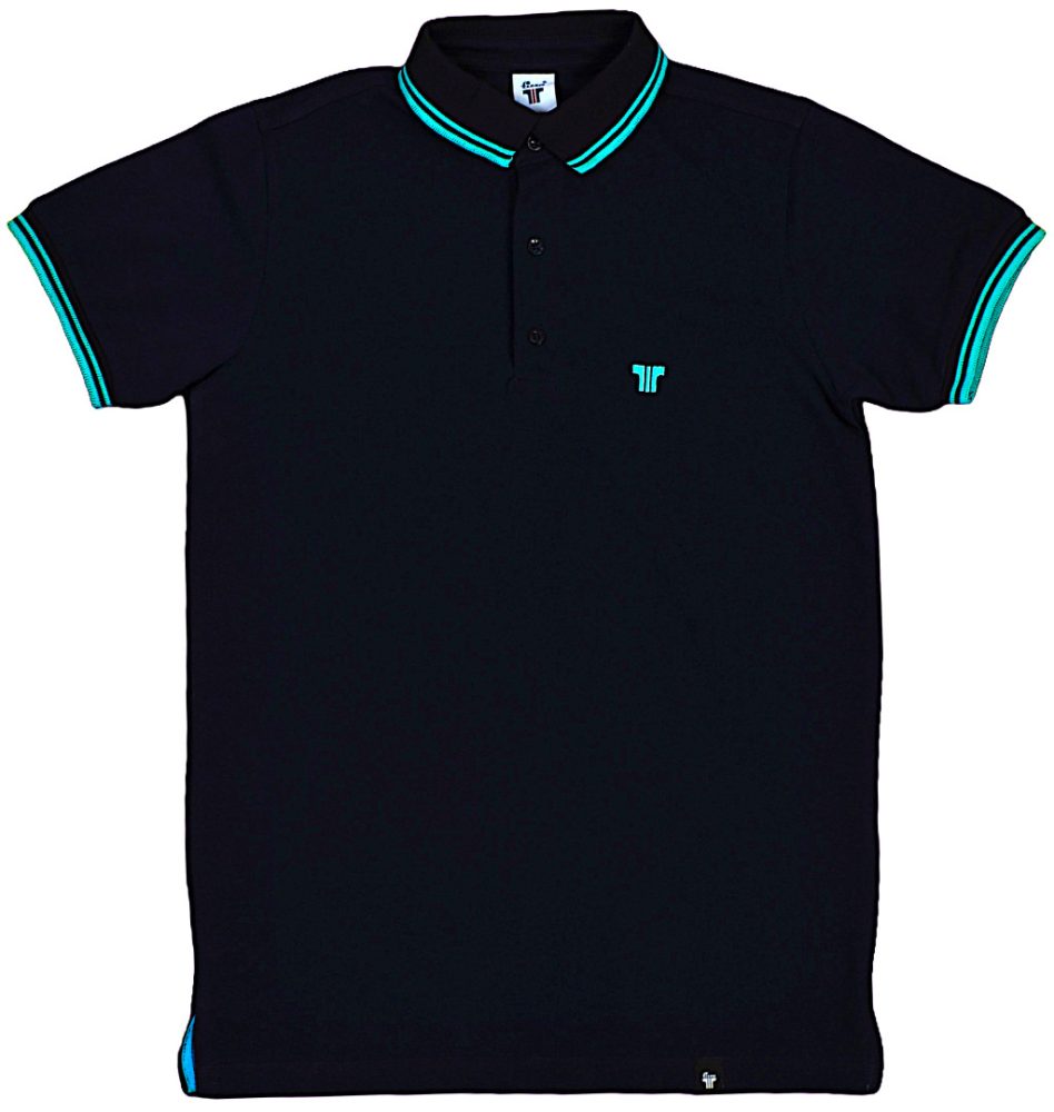 Tennis shirts Dark blue-mint