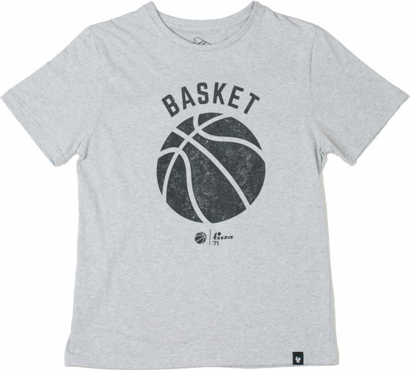 T-shirts Basket-grey-black