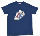T-shirt Denim Flekk