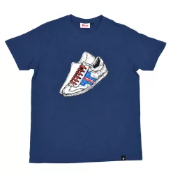 T-shirt Denim Flekk