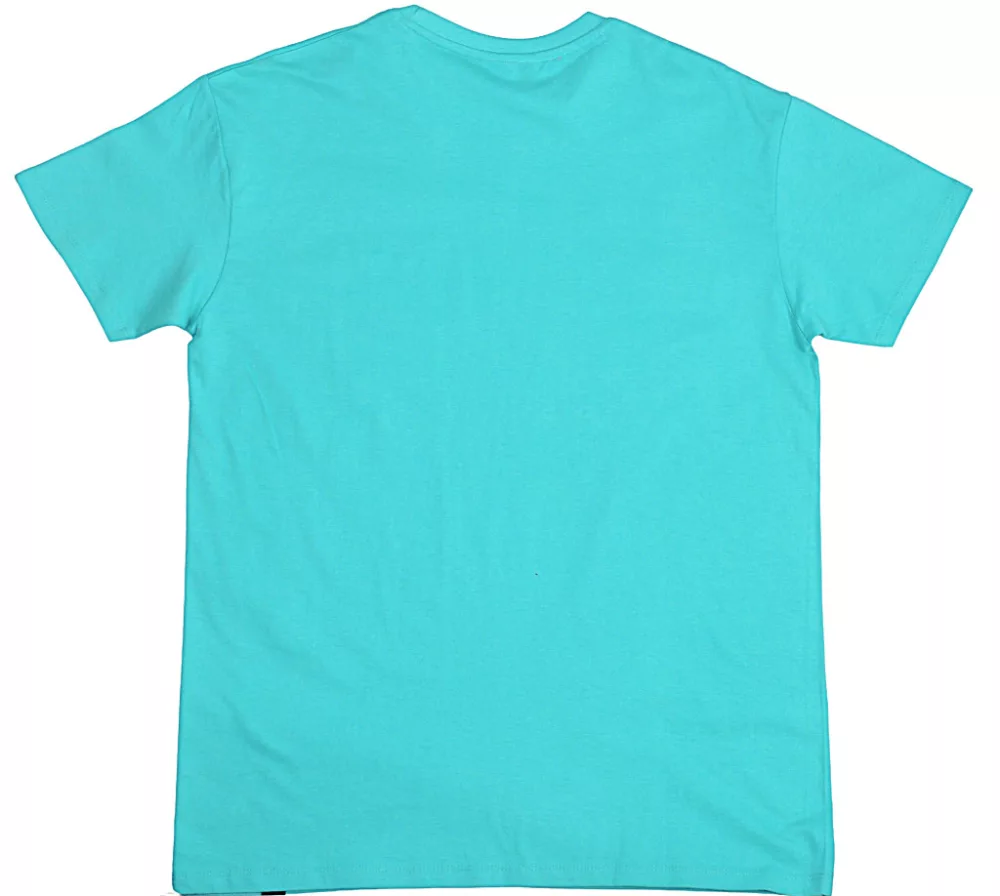 T-shirt Caribbean blue