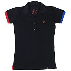 Tennis shirts Women tennis shirt black-red-blue