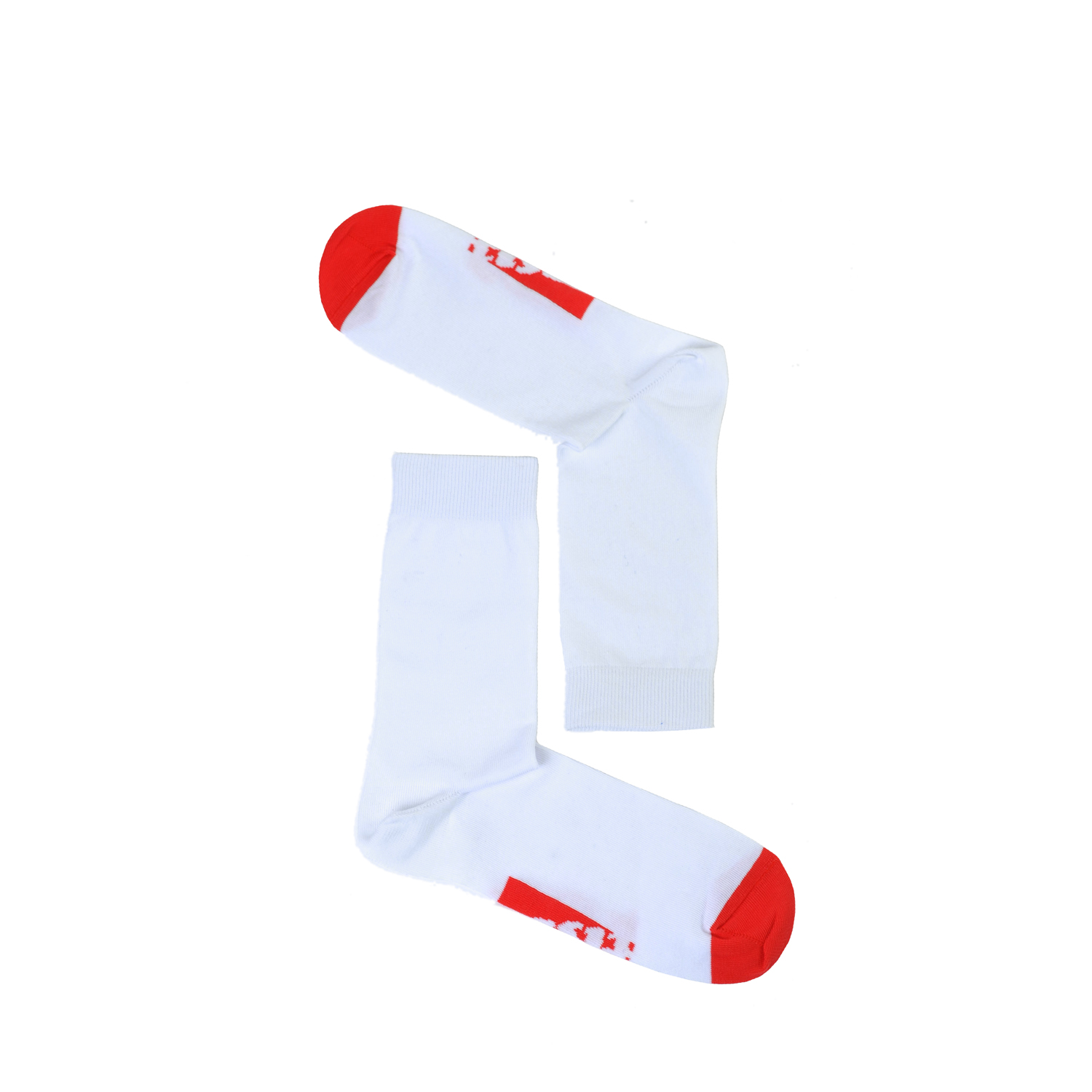 Tisza shoes - Socks - Sport White-red