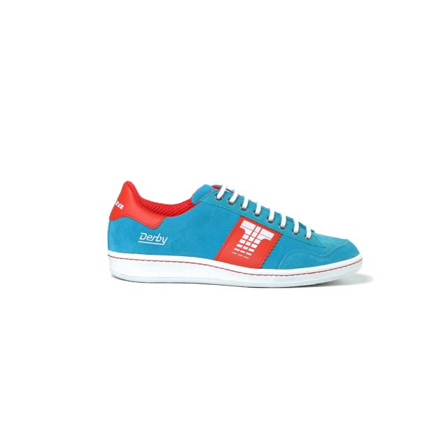 Tisza shoes - Derby - Lightblue-red