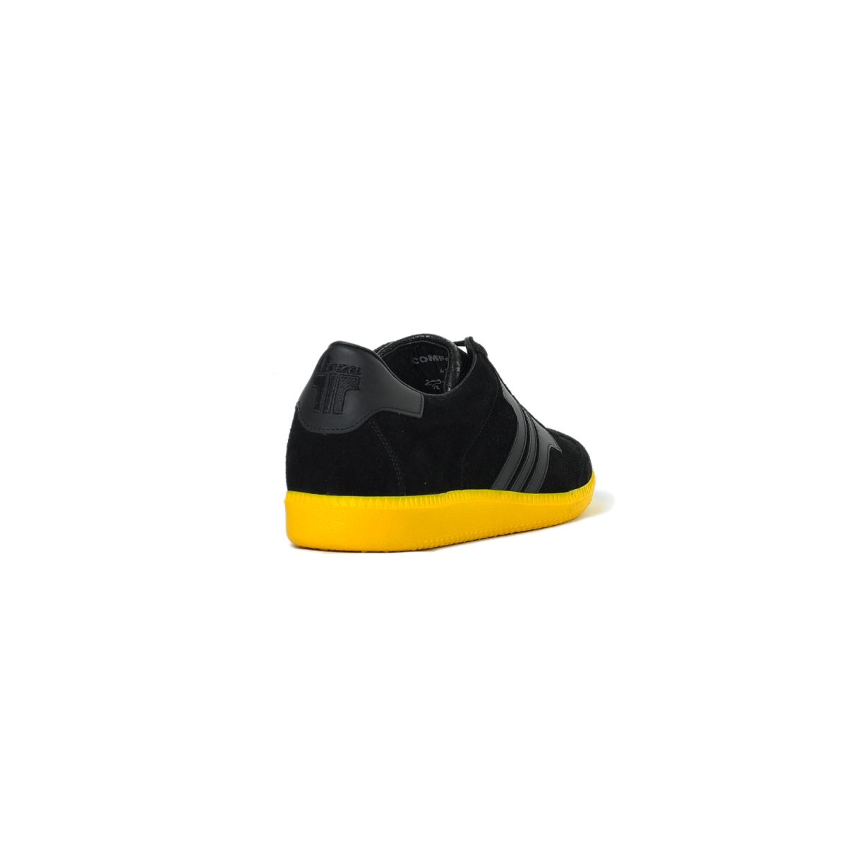 Tisza shoes - Comfort - Black-yellow