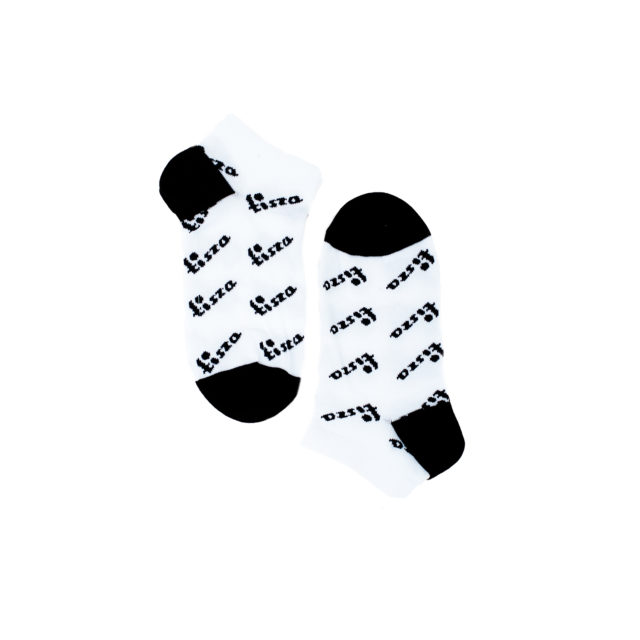 Tisza shoes-Socks-White-black